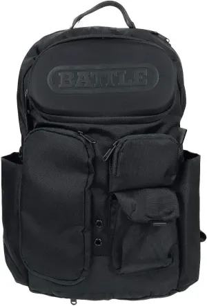 Battle Sports Arsenal Backpack – Durable Football Gear Bag with Extra Storage, Adjustable Straps for Comfort & Safety – Black
