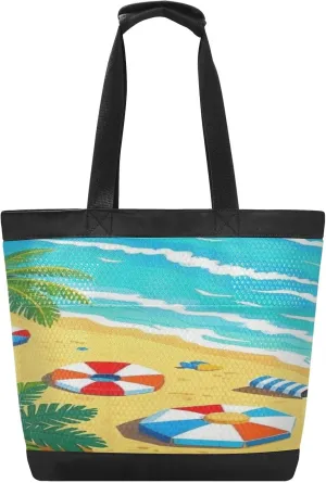 Beach Bag for Women Waterproof Sandproof Mesh Beach Tote Bag with Zipper and Pockets 200