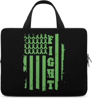 Bile Duct Cancer Awareness Fashion Laptop Sleeve Bag for Women Men Computer Carrying Case Protective Cover Gift 13inch