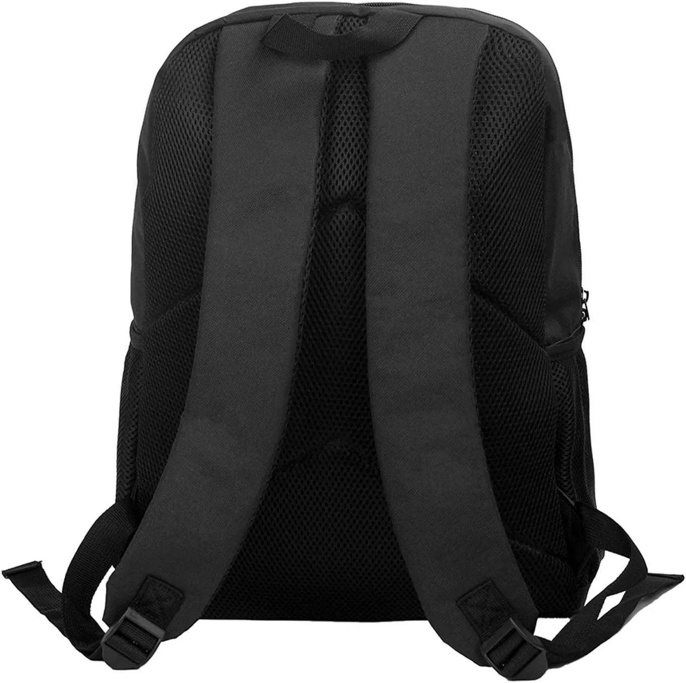 Black & Gold Marble Backpack with Adjustable Straps, Suitable for Travel Picnics Activities