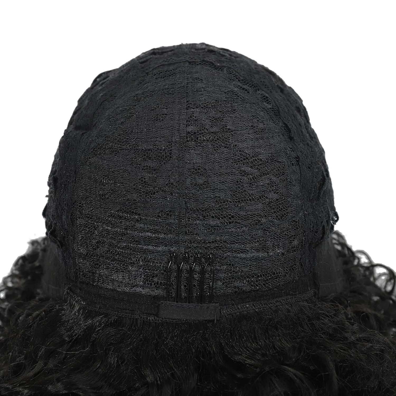 Black Curly Afro Wig for Women, Kinky Wigs for Black Women, Synthetic Natural Synthetic Curly Wig with Bangs