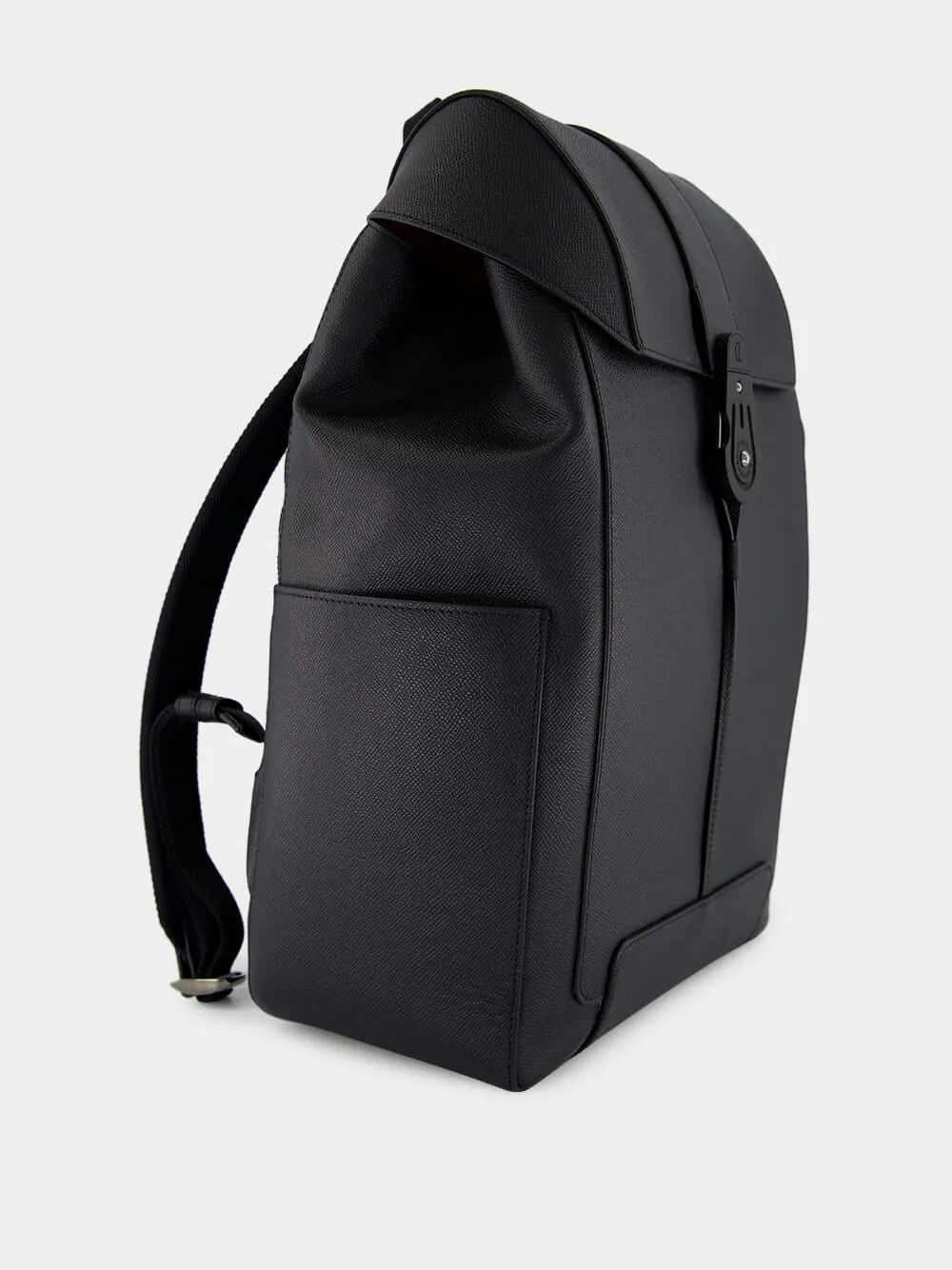 Black Groovy Backpack in Alpine Calf