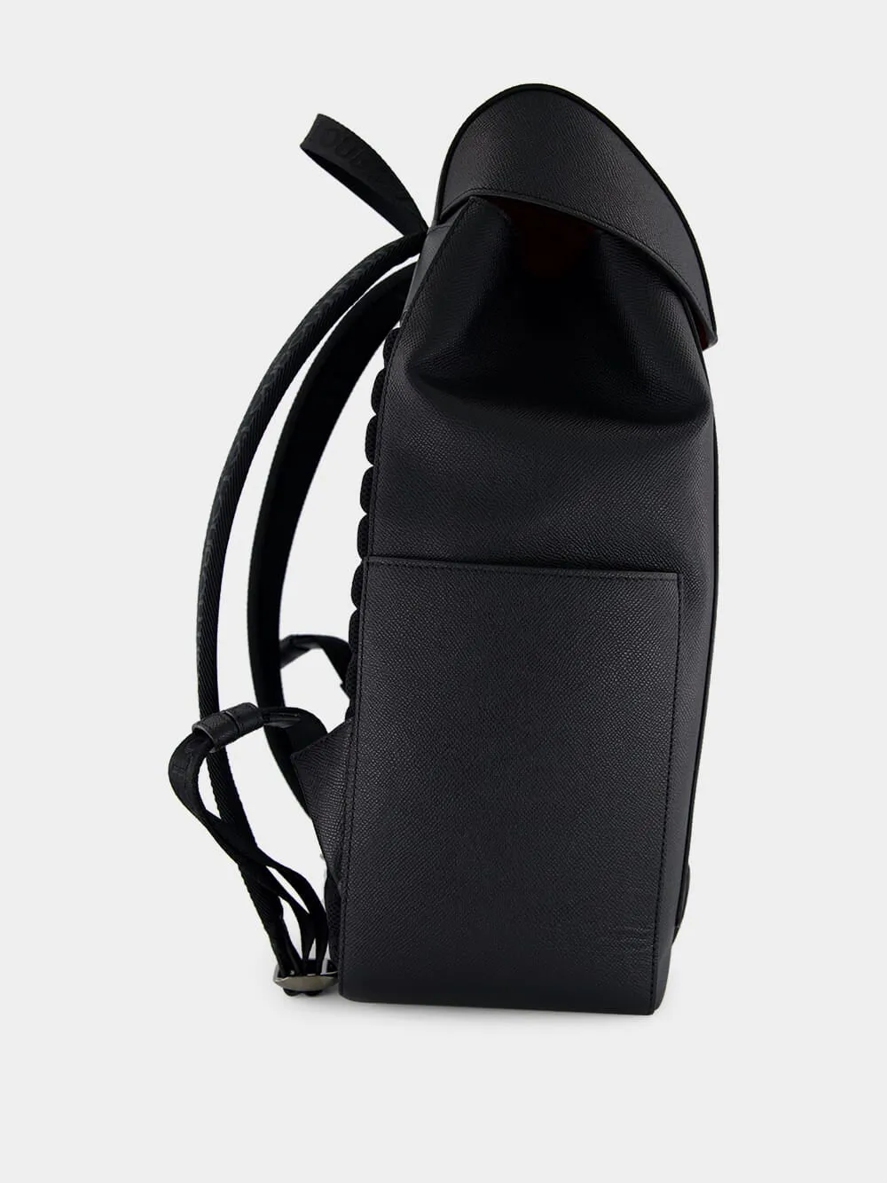 Black Groovy Backpack in Alpine Calf