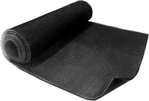 Black Mattress Underlay with Large Breathable Meshfiber,0.47in Thick Under Mattress Pad,Under Mattress Ventilation Creating Air Flow for a Dry(118 * 40 in)