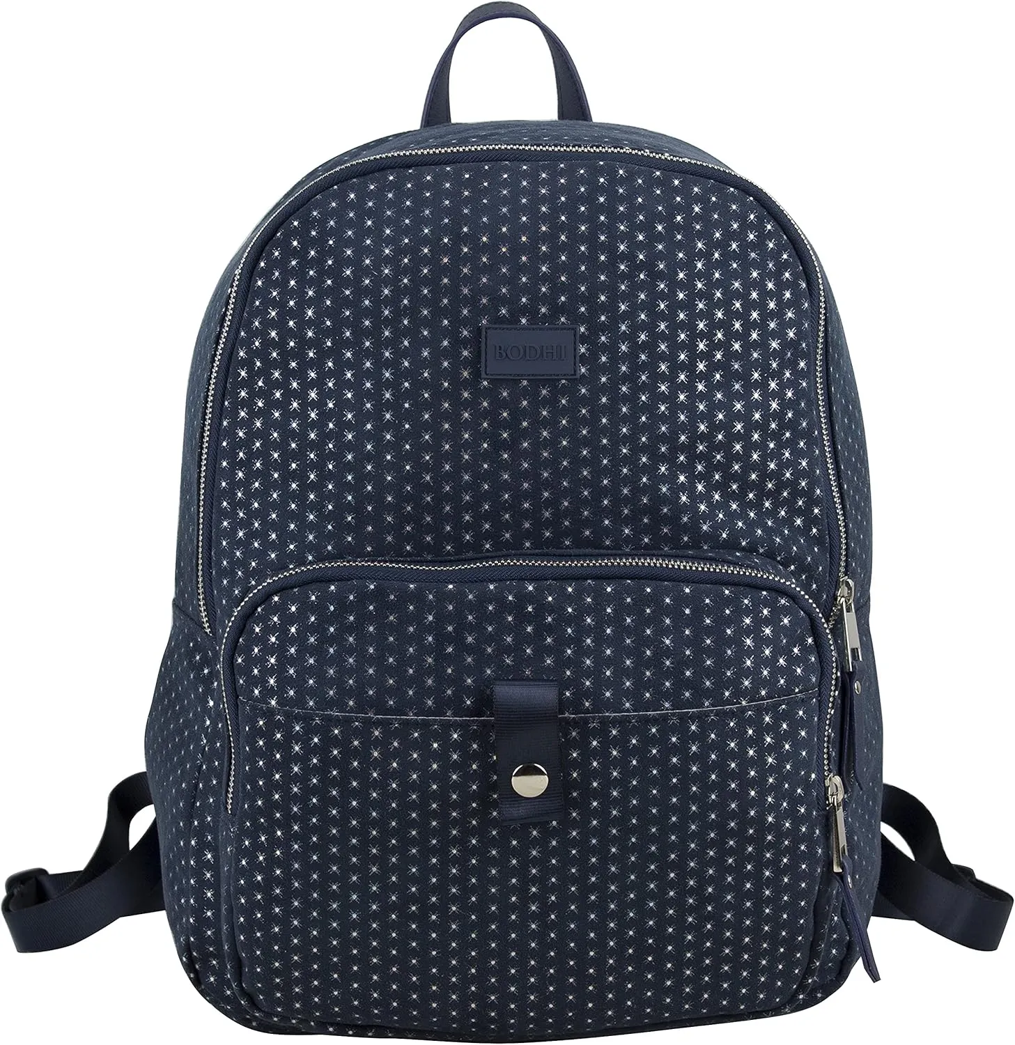 BODHI Township Backpack - Navy/Glitter Dots