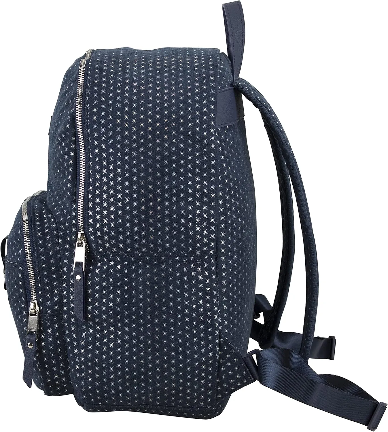 BODHI Township Backpack - Navy/Glitter Dots
