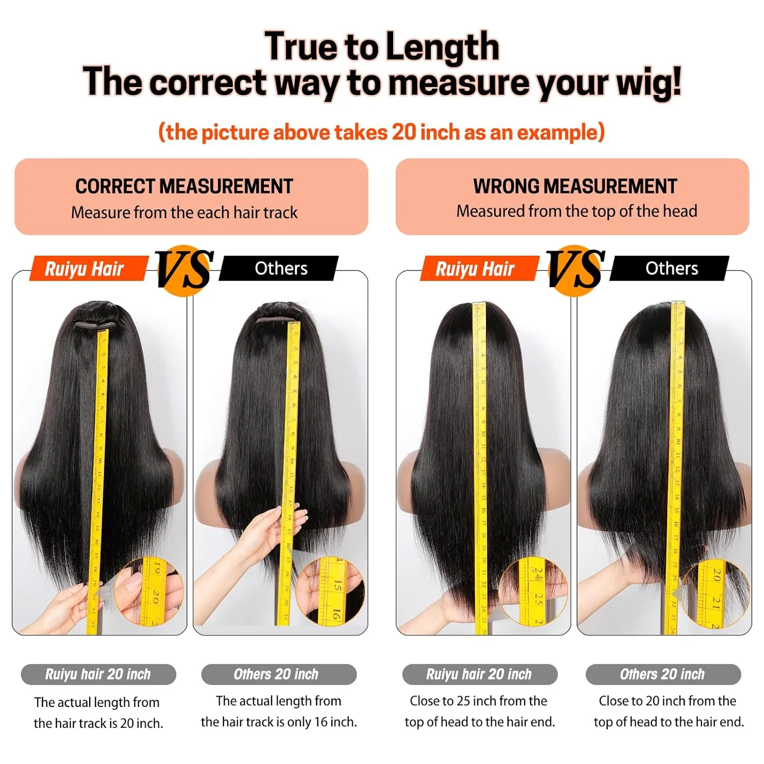 Body Wave 2x4 Lace Closure Wigs Human Hair Wigs with Bangs for Black Women Wear and Go Glueless Wig with Bangs 180% Density Front 100% Brazilian Virgin Human Hair 24 Inch