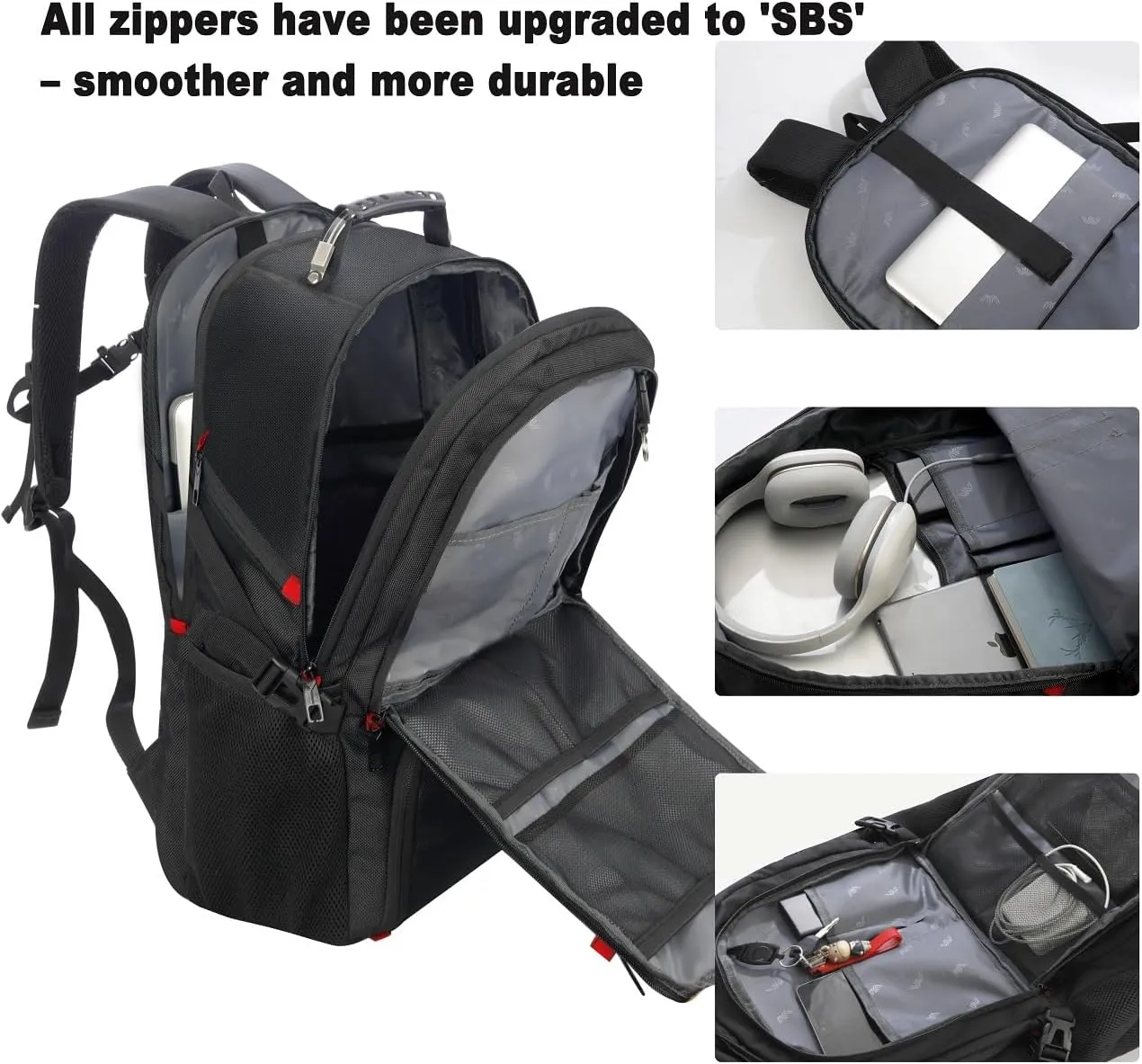 Boy School Backpack with Shoe Compartment,Gym Backpack with 17.3 inch Laptop Compartment for Men Women,Teens Bookbag College Student Travel Mochilas Escolares para Adolescentes