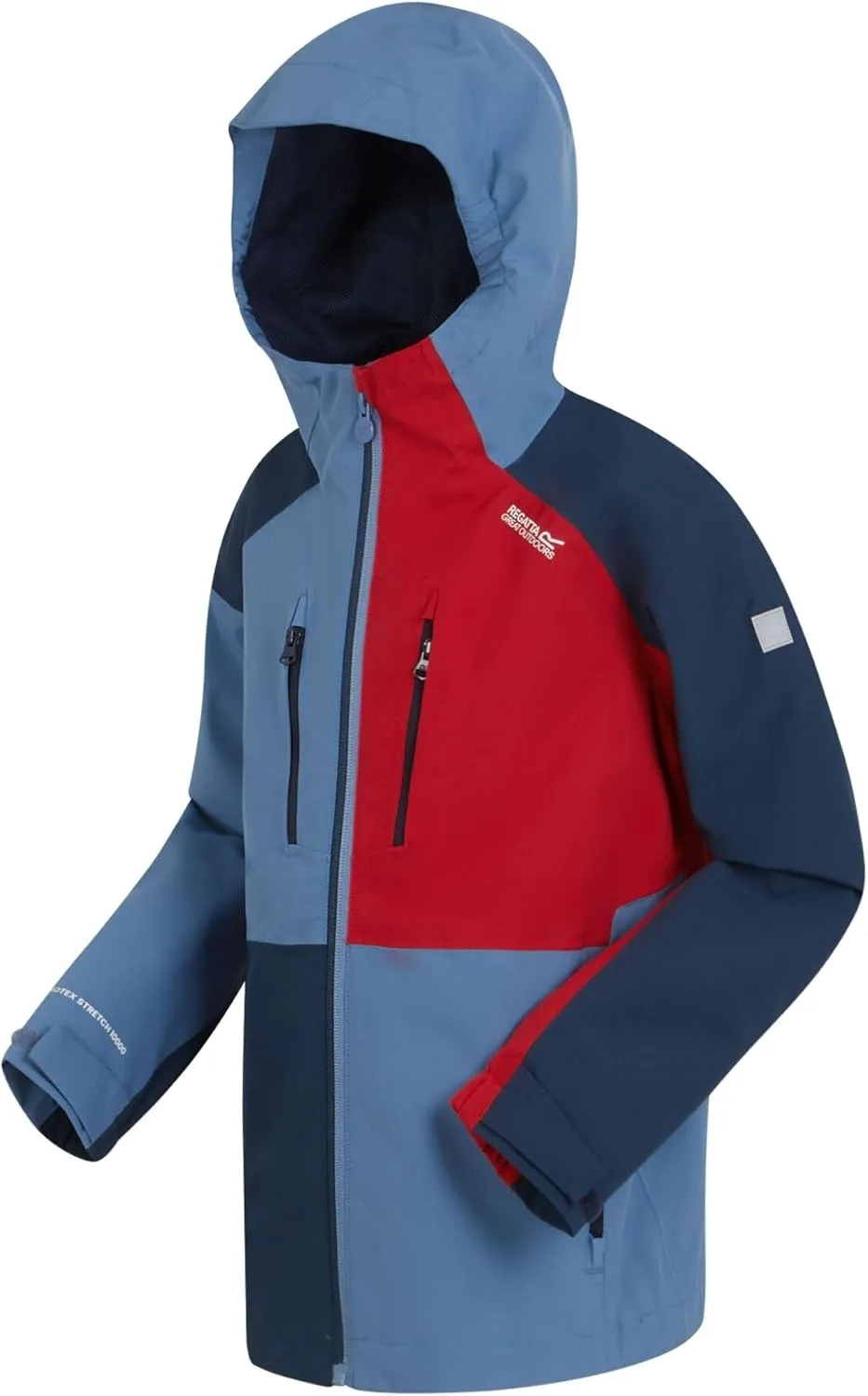 Boy's Regatta Kids' Highton V Waterproof JacketRegatta Boys Highton V Full Zip Waterproof Jacket