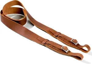 Brown Leather Camera Strap - Handmade & Fair Trade (Adjustable Leather Shoulder Strap compatible with Canon, Nikon, Sony Fujifilm, Kodak, Olympus and more, Camera Sling for Men & Women)