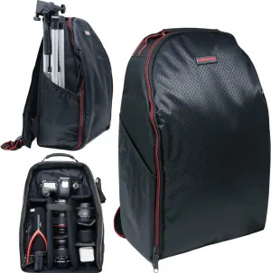 Camera Backpack, DSLR/SLR/Mirrorless Photography Gadget Bag With Lens and Accessory Storage for Canon, Nikon, Sony (15 Inch)