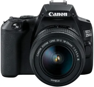 Canon EOS 250D (Rebel SL3) DSLR Camera w/ 18-55m DC Lens (Renewed)
