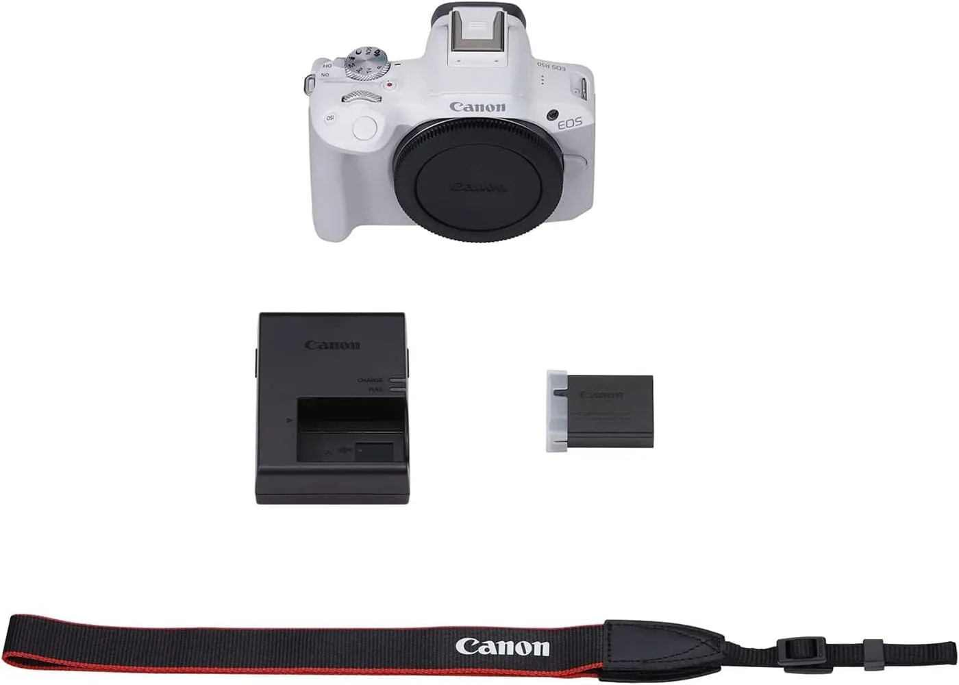 Canon EOS R50 Mirrorless APS-C Interchangeable Lens Camera | Official Canon USA Partner Model | Body White 5812C002 Bundle with Deco Gear Photography Bag   Microphone   Tripod   Software