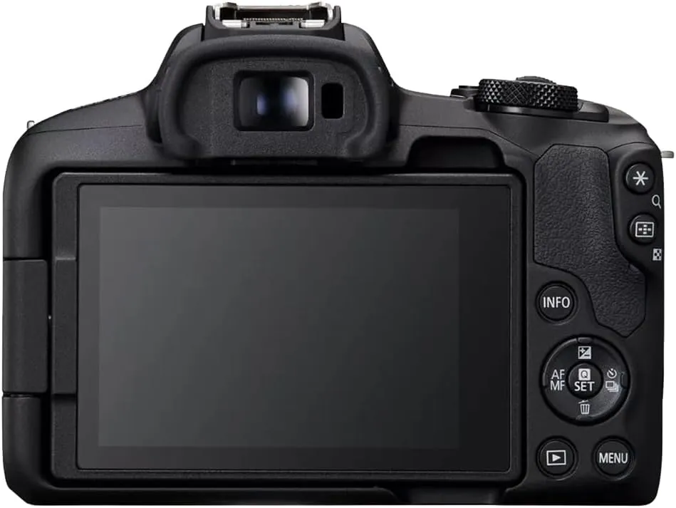 Canon EOS R50 Mirrorless Camera (Black) with RF-S 18-45mm F4.5-6.3 is STM Lens 5811C012 Bundle with Deco Gear Photography Bag   2 x Battery   2 x 64GB Memory Cards   Accessories Kit