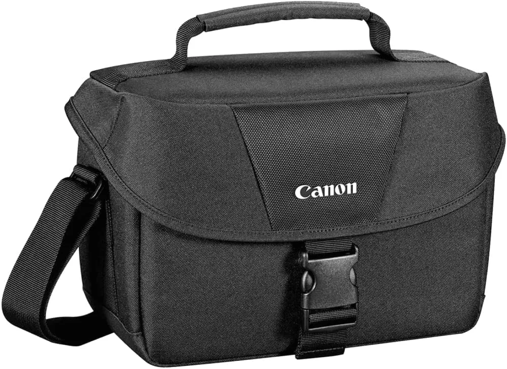 Canon EOS R50 Mirrorless Camera with 18-45mm Lens (Black) Bundle with 64GB Memory Card   Canon 200ES EOS Shoulder Bag (3 Items)