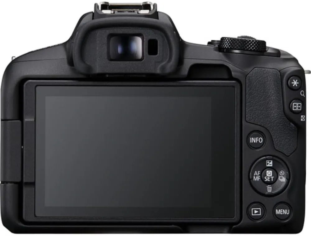 Canon EOS R50 Mirrorless Camera with 18-45mm Lens (Black) Bundle with 64GB Memory Card   Canon 200ES EOS Shoulder Bag (3 Items)