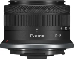 Canon RF-S10-18mm F4.5-6.3 is STM Ultra-Wide-Angle Zoom Lens, Mirrorless, Great for Vlogging & Selfies, Compact & Lightweight, for Video, Travel, Landscapes & Interiors (Renewed), Black