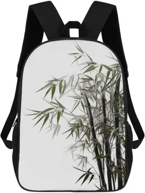 Casual Backpack for Men Women Waterproof Lightweight Daypack Travel Laptop Bag Asian Plant