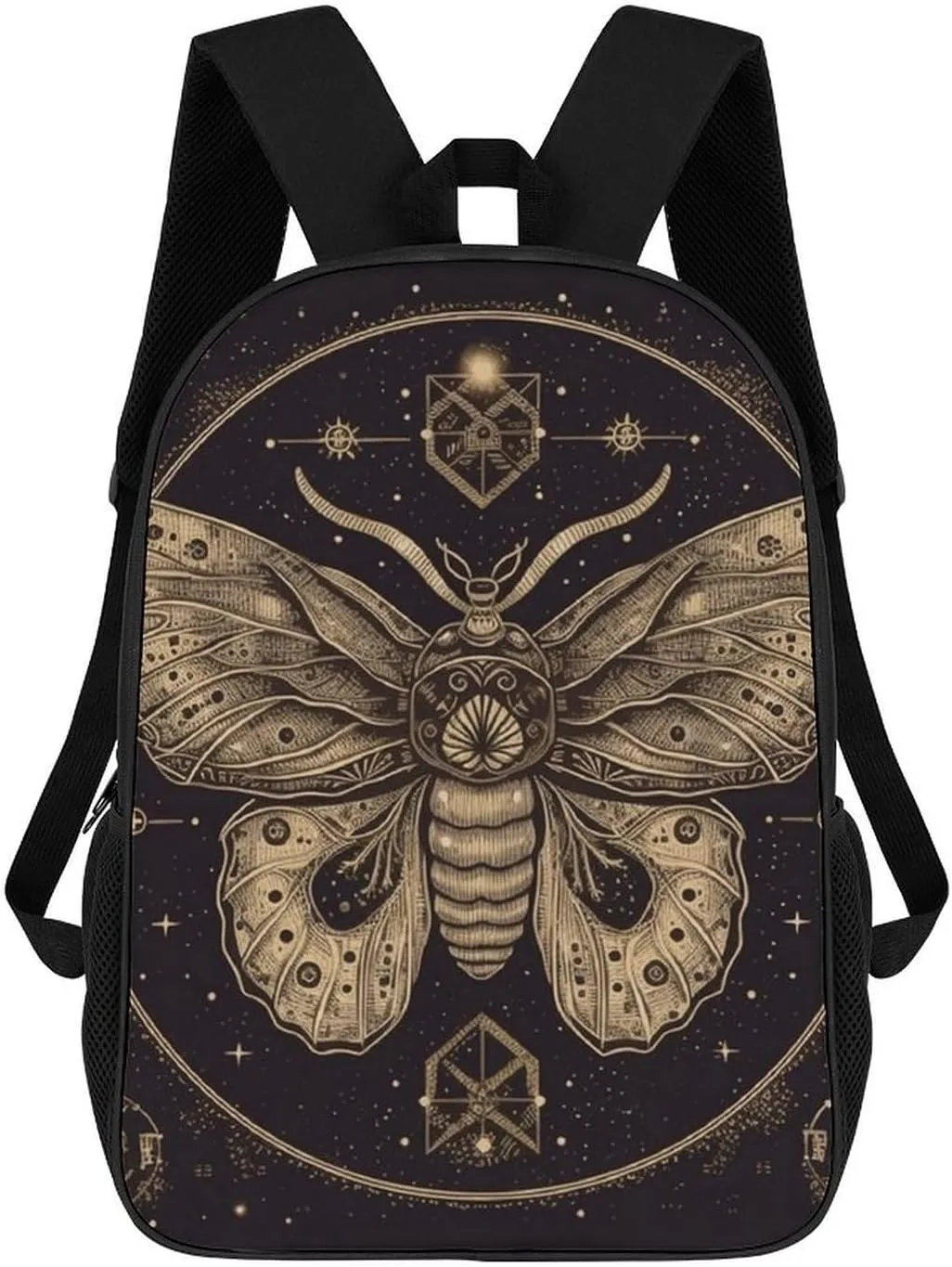 Casual Backpack for Men Women Waterproof Lightweight Daypack Travel Laptop Bag Moth
