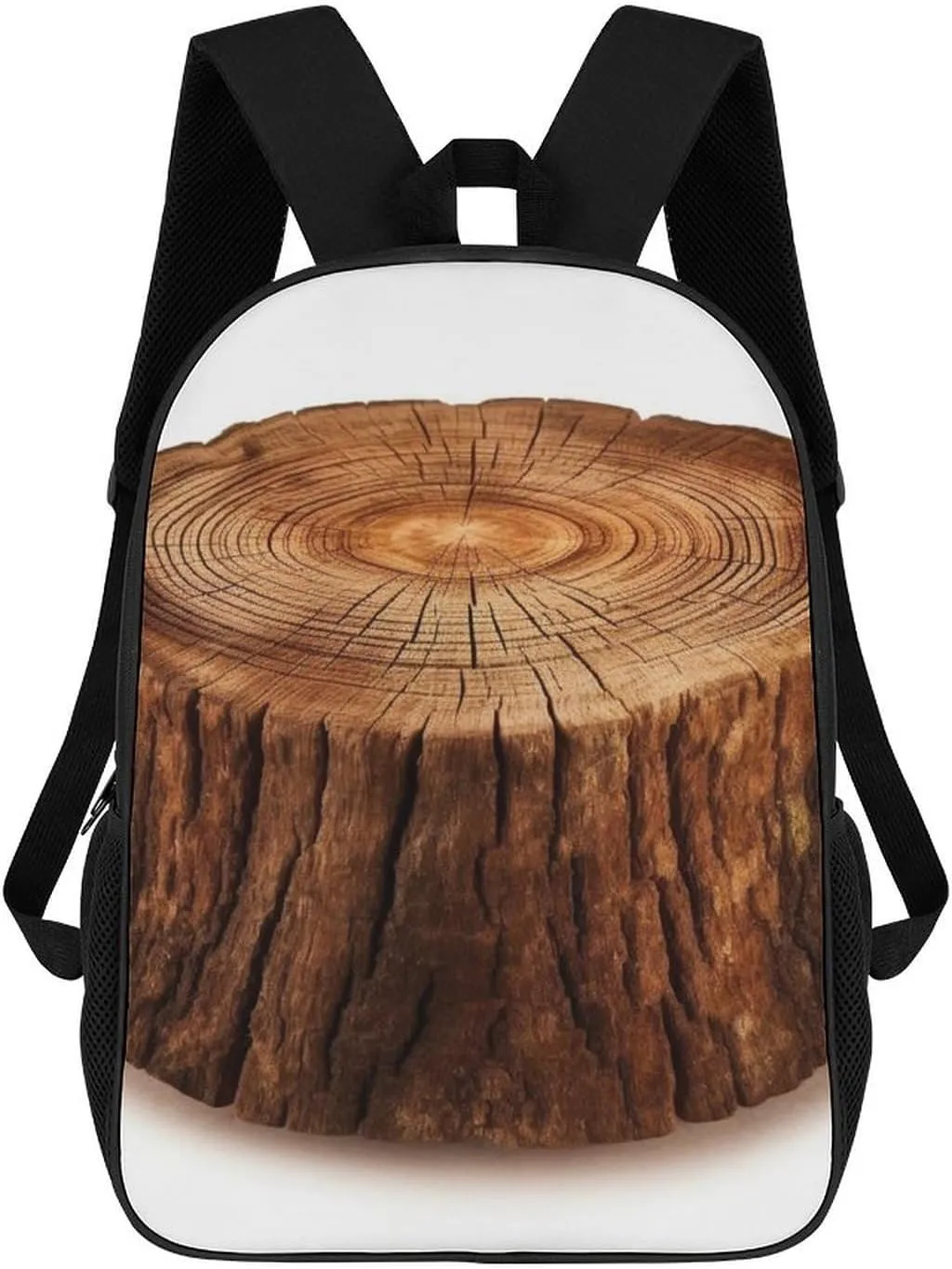 Casual Backpack for Men Women Waterproof Lightweight Daypack Travel Laptop Bag Stump of Oak Tree