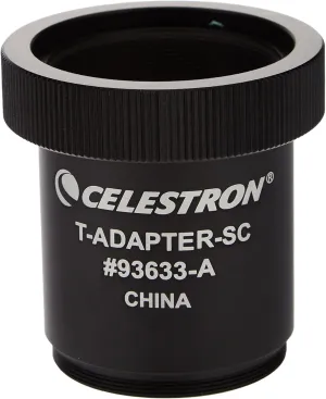 Celestron 93633-A SLR or DSLR T-Adapter (C5, 6, 8, 9.25, 11, 14), Black