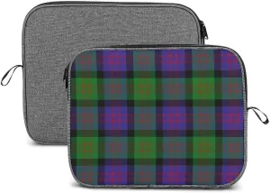 Clan Rutherford Tartan Large Capacity Portable Laptop Case Unisex
