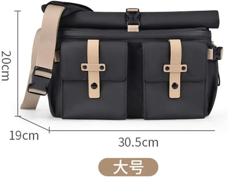Contrast Color Single Shoulder Camera Bag Outdoor Camera Bag Professional Crossbody Handbag SLR Bag