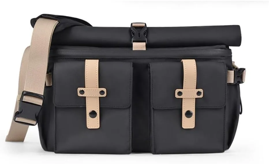 Contrast Color Single Shoulder Camera Bag Outdoor Camera Bag Professional Crossbody Handbag SLR Bag