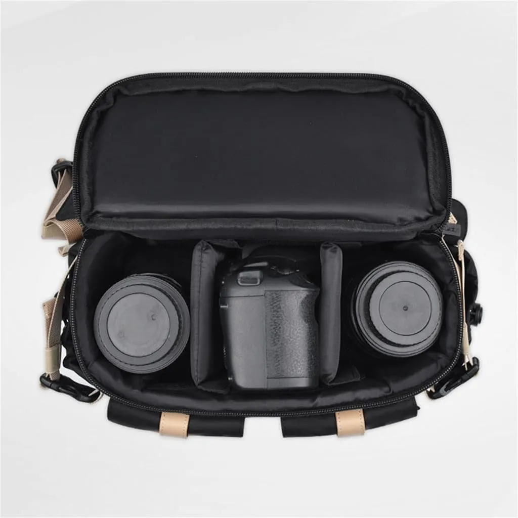 Contrast Color Single Shoulder Camera Bag Outdoor Camera Bag Professional Crossbody Handbag SLR Bag