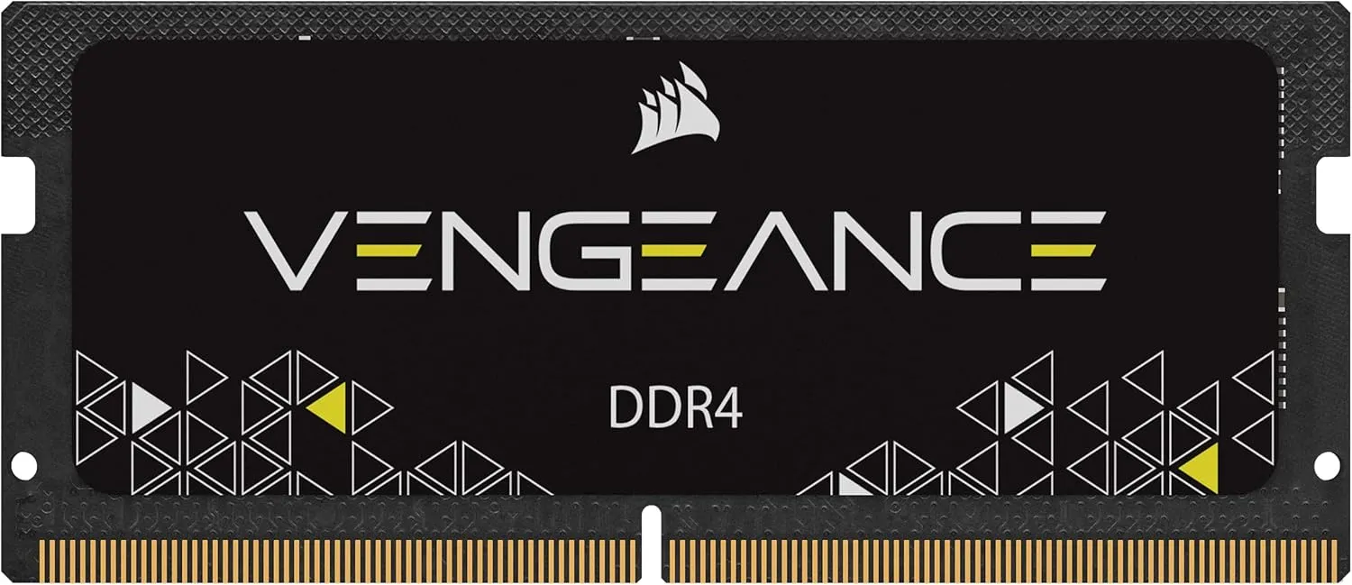 CORSAIR Vengeance SODIMM DDR4 RAM 16GB (1x16GB) 3200MHz CL22-22-22-53 1.2V Intel AMD Laptop Notebook Memory - Black (CMSX16GX4M1A3200C22)