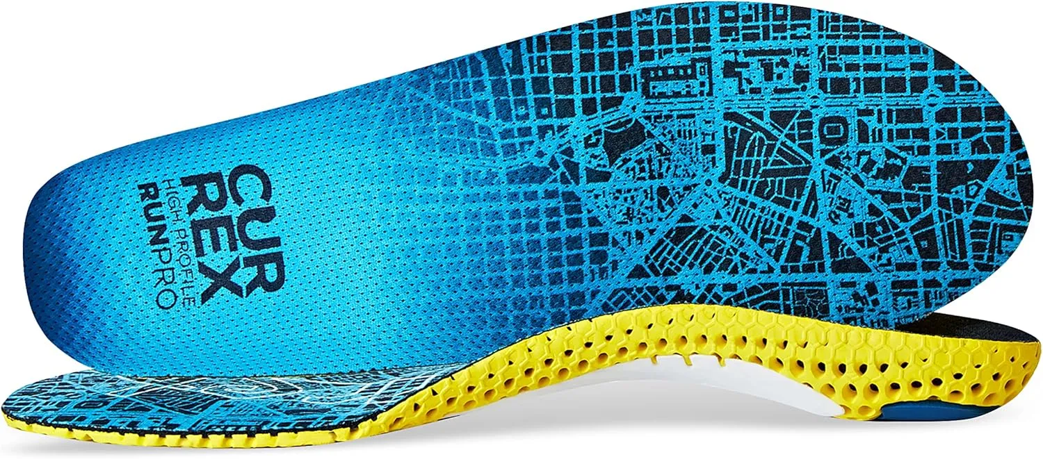 CURREX RunPro Insoles for Running Shoes – Arch Support Inserts to Help Reduce Fatigue, Prevent Injuries & Boost Performance – for Men & Women – High Arch, XL