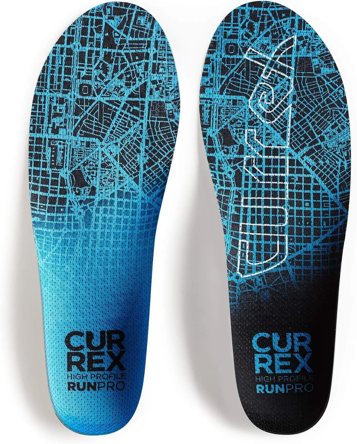 CURREX RunPro Insoles for Running Shoes – Arch Support Inserts to Help Reduce Fatigue, Prevent Injuries & Boost Performance – for Men & Women – High Arch, XL