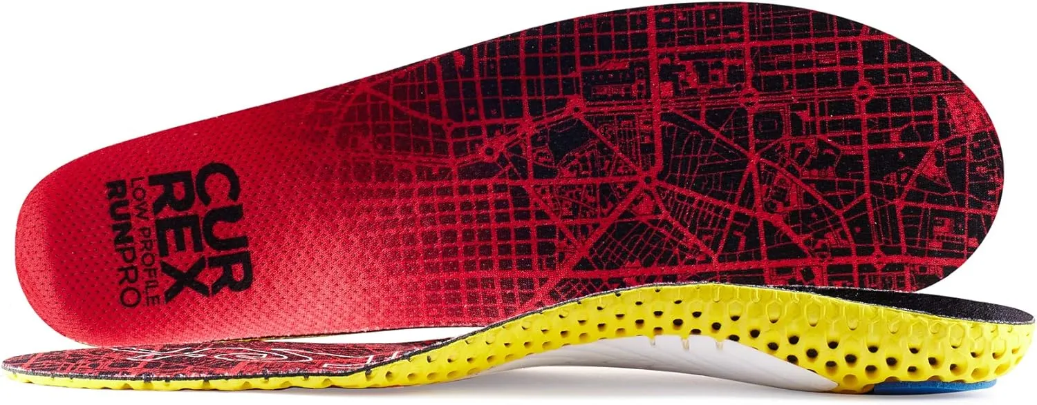 CURREX RunPro Insoles for Running Shoes – Arch Support Inserts to Help Reduce Fatigue, Prevent Injuries & Boost Performance – for Men & Women – Low Arch, XL