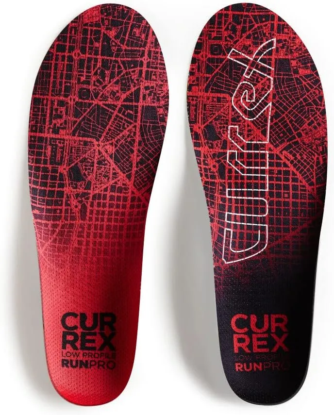 CURREX RunPro Insoles for Running Shoes – Arch Support Inserts to Help Reduce Fatigue, Prevent Injuries & Boost Performance – for Men & Women – Low Arch, XL