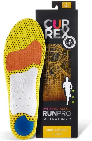 CURREX RunPro Insoles for Running Shoes – Arch Support Inserts to Help Reduce Fatigue, Prevent Injuries & Boost Performance – for Men & Women – Medium Arch, 2X