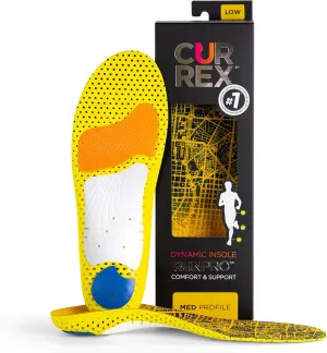 CURREX RunPro Insoles for Running Shoes – Arch Support Inserts to Help Reduce Fatigue, Prevent Injuries & Boost Performance – for Men & Women – Medium Arch, XS