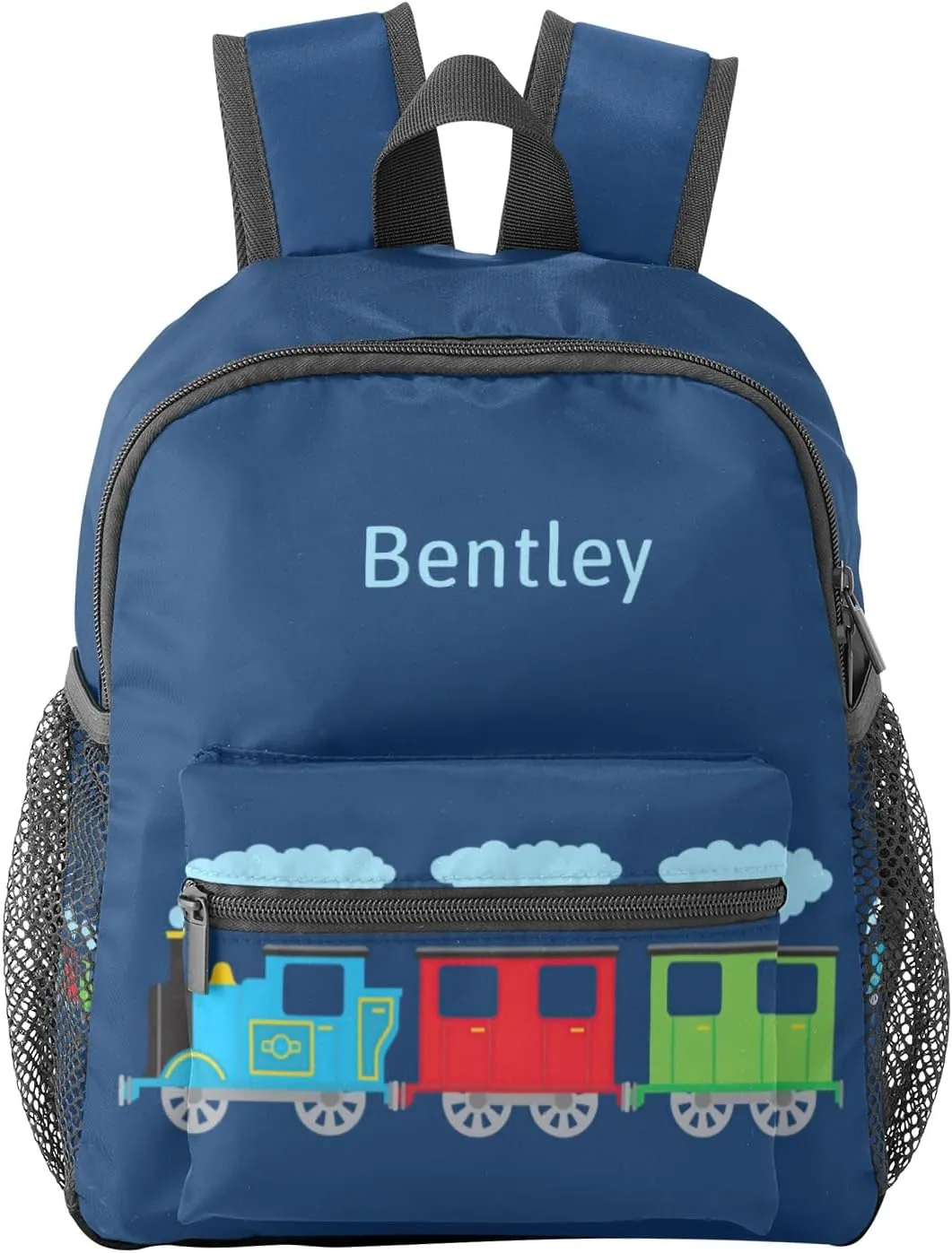 Custom Toddler Kids Bag,Cartoon Train Personalized Preschool Backpack for Gift Boys Girl Nursery Bags
