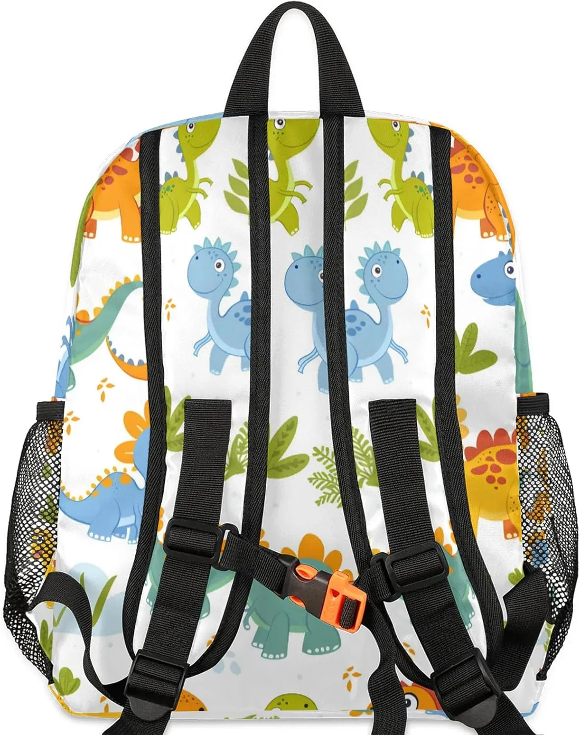 Cute Dinosaur Theme Personalized Backpack Bag with Name Lightweight Custom Shoulder Bags Waterproof Casual Backpacks Travel Laptop Bag for Work Picnic 12in