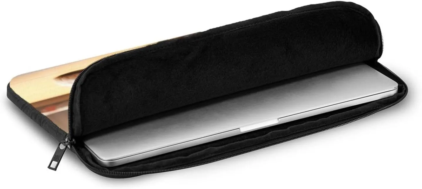 Cute Dog Pattern Shockproof Portable Laptop 17 inch Sleeve Bag for Men and Women - Ideal for Business Travel, School, and Daily Use