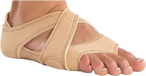 Danshuz Neoprene Cross Wrap Shoe (TAN, Small) - 6490Z