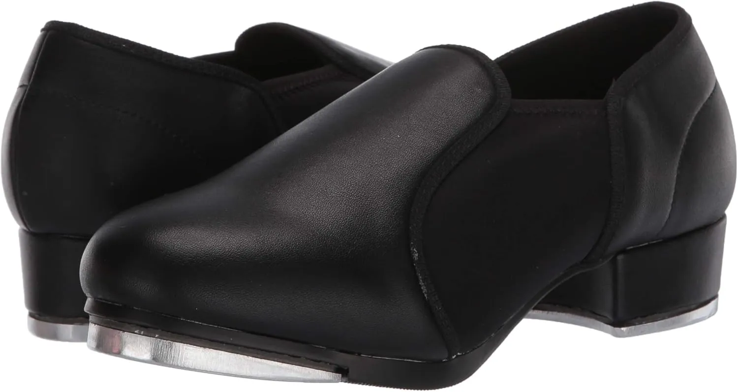 Danzcue Adult Stretchy Neoprene Tap Shoes, Black