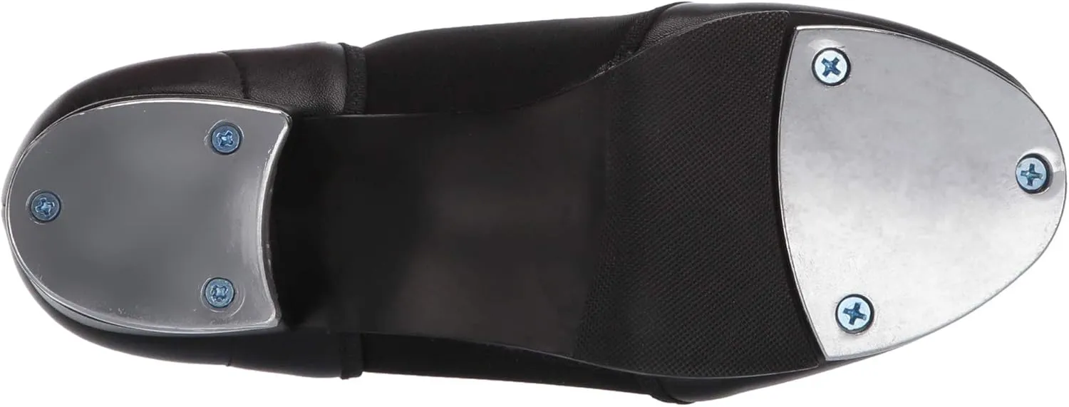 Danzcue Adult Stretchy Neoprene Tap Shoes, Black