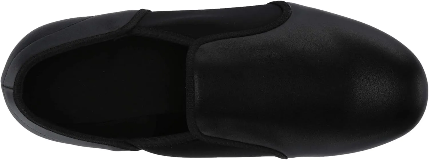 Danzcue Adult Stretchy Neoprene Tap Shoes, Black