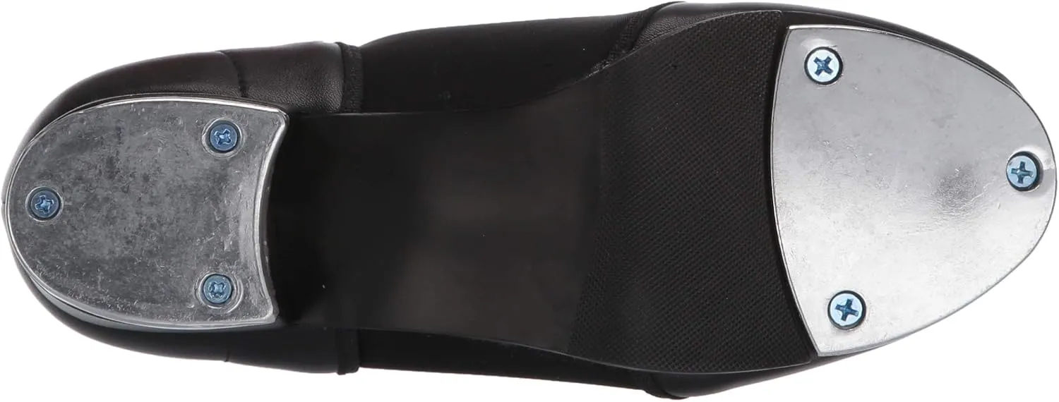 Danzcue Adult Stretchy Neoprene Tap Shoes, Black
