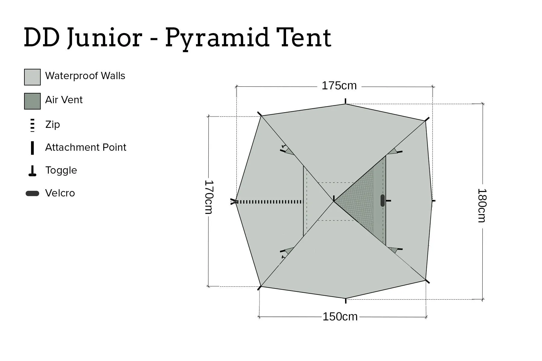 DD Junior - Pyramid Tent (SuperLight)