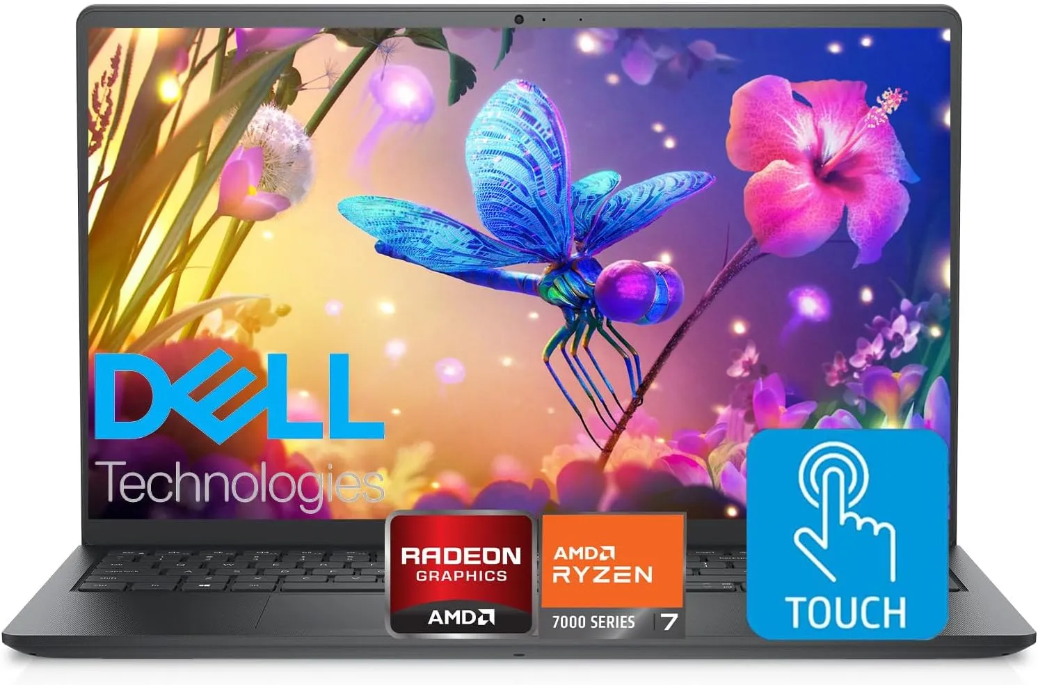 Dell Inspiron 15.6" FHD Touchscreen Laptop, 32GB RAM, 1TB SSD, Speed 8-Core AMD Ryzen 7 7730U (Outperforms Intel i7-1255U in Multitasking), Windows 11 Pro, Long Battery Life, w/WOWPC Recovery USB