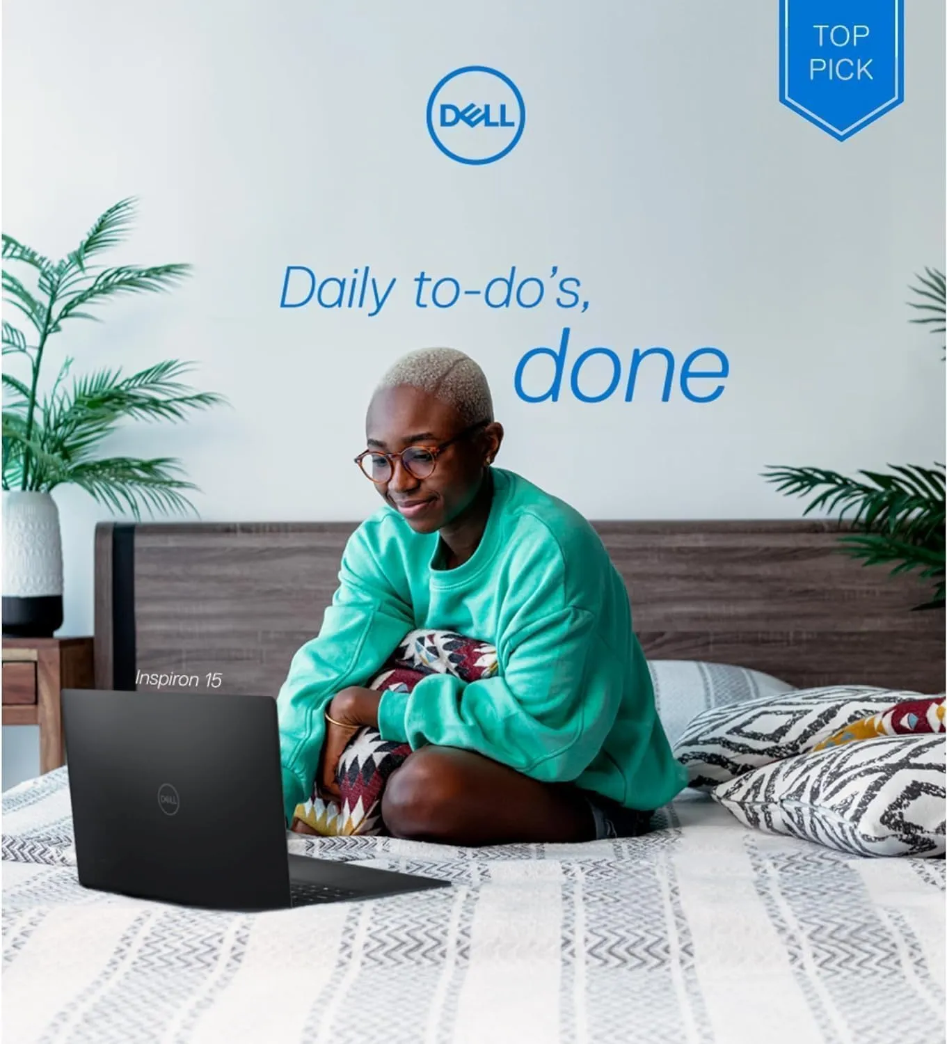 Dell Inspiron 3535 Touchscreen Laptop, 8-Core Speed AMD Ryzen 7-7730U CPU, 15.6 inch FHD Touch Display (Windows 11 Pro, 32GB RAM | 2TB SSD)