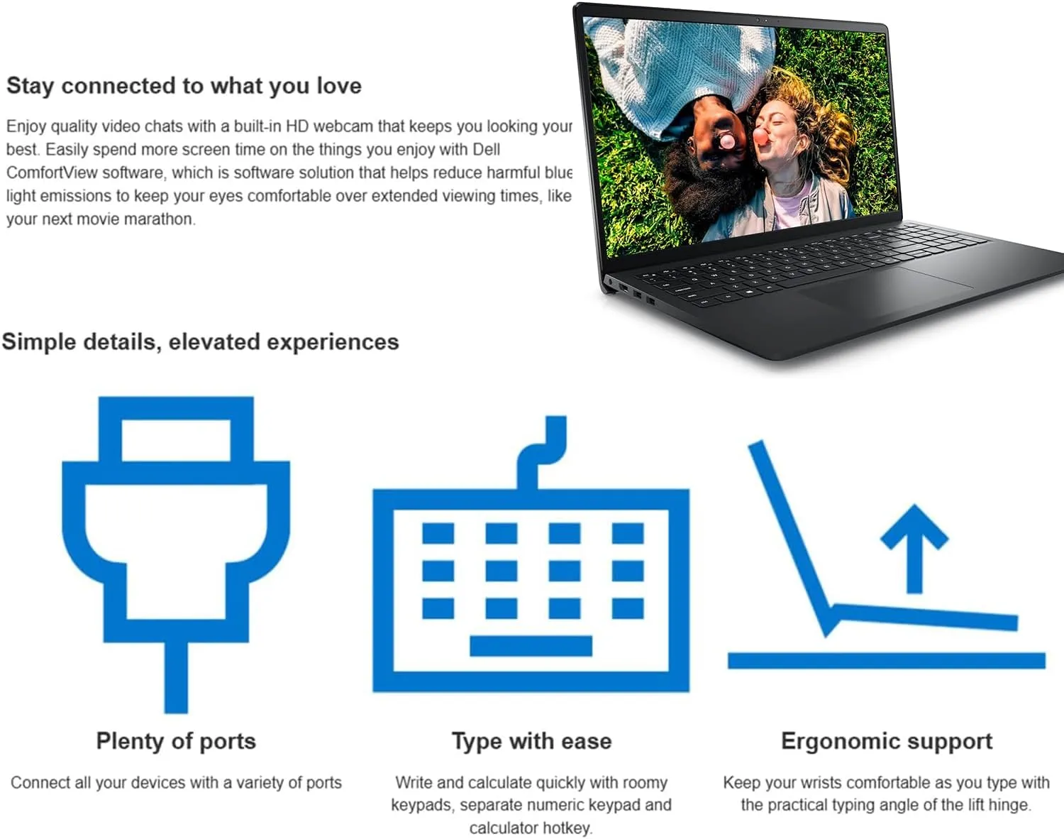 Dell Inspiron 3535 Touchscreen Laptop, 8-Core Speed AMD Ryzen 7-7730U CPU, 15.6 inch FHD Touch Display (Windows 11 Pro, 32GB RAM | 2TB SSD)