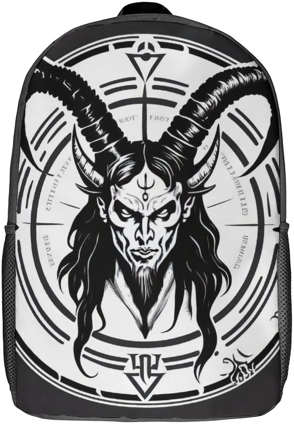 Demon Baphomet 5 Backpack with Adjustable Straps, Suitable for Travel Picnics Activities