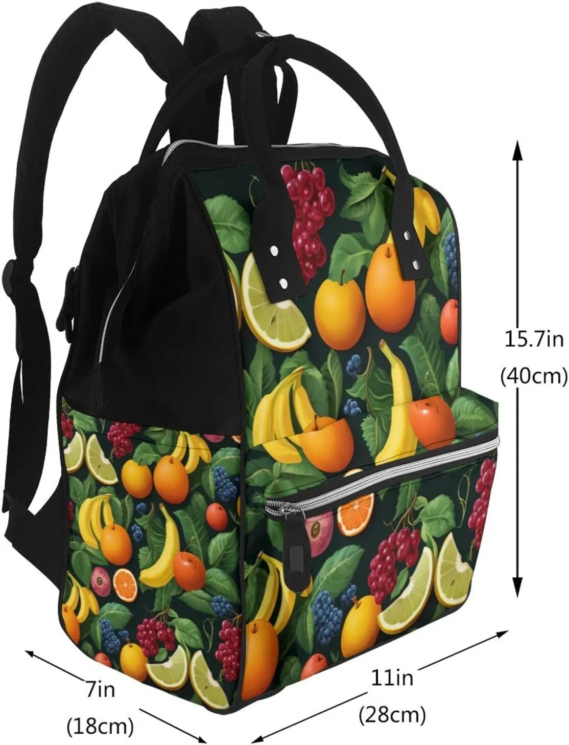 Diaper Bag Backpack Ripe fruits Nappy Backpack Maternity Baby Nappy Bag Changing Bags for Travel